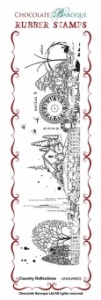 Country Reflections Slim Strip Rubber stamp set - A4 SLIM